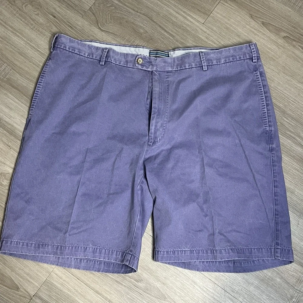 Peter Millar Shorts Mens 42 Lavender‎ Golf Chino Flat Front Casual Walking